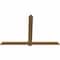 Ekena Millwork Eugene Smooth Timber Gable Bracket, Western Red Cedar, 84"W x 56"H x 1 1/2"D x 5 1/2"F, 16/12 Pitch GBW084X56X0206EUG00SWR - alternate 4